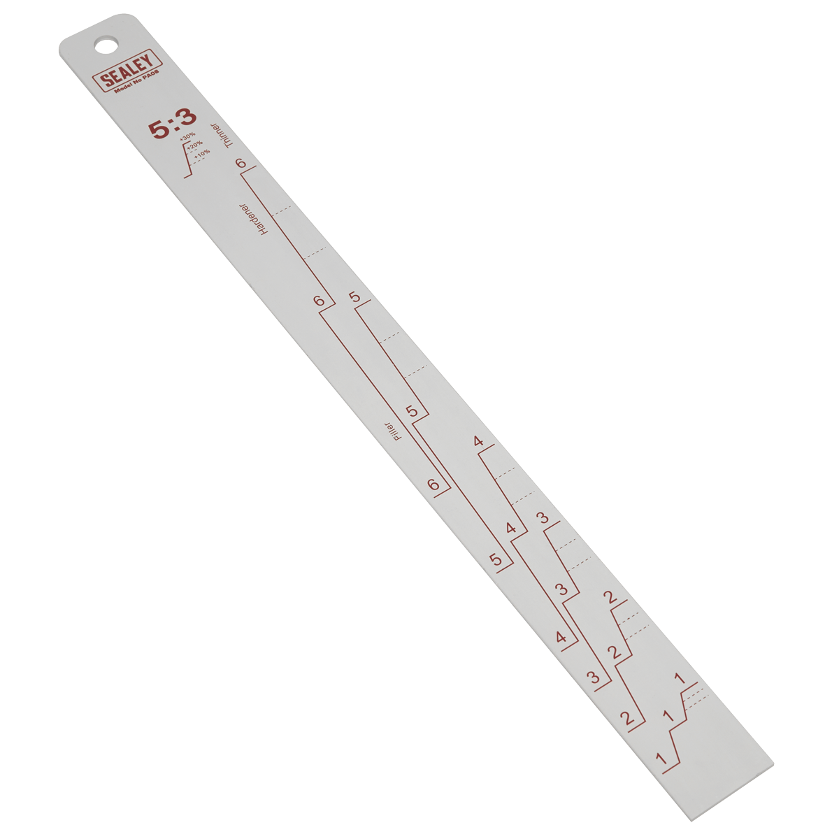 Aluminium Paint Measuring Stick 5:1/5:3