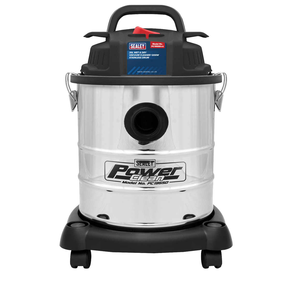 Vacuum Cleaner Wet & Dry 20L 1200W/230V Stainless Drum