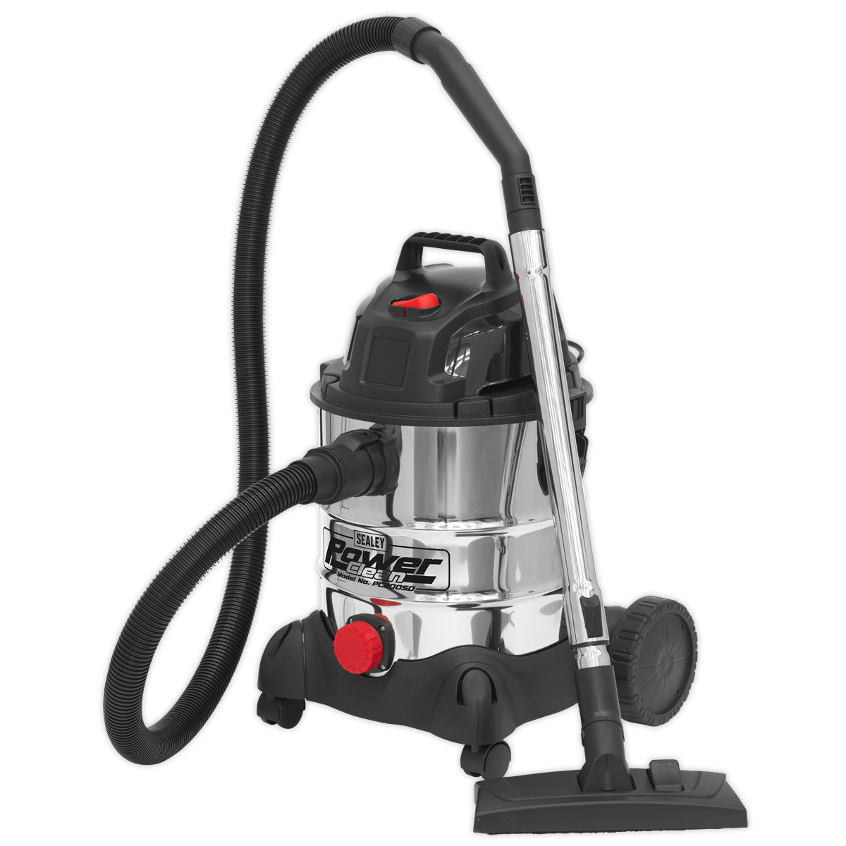 Vacuum Cleaner Industrial Wet & Dry 20L 1250W/230V Stainless Drum