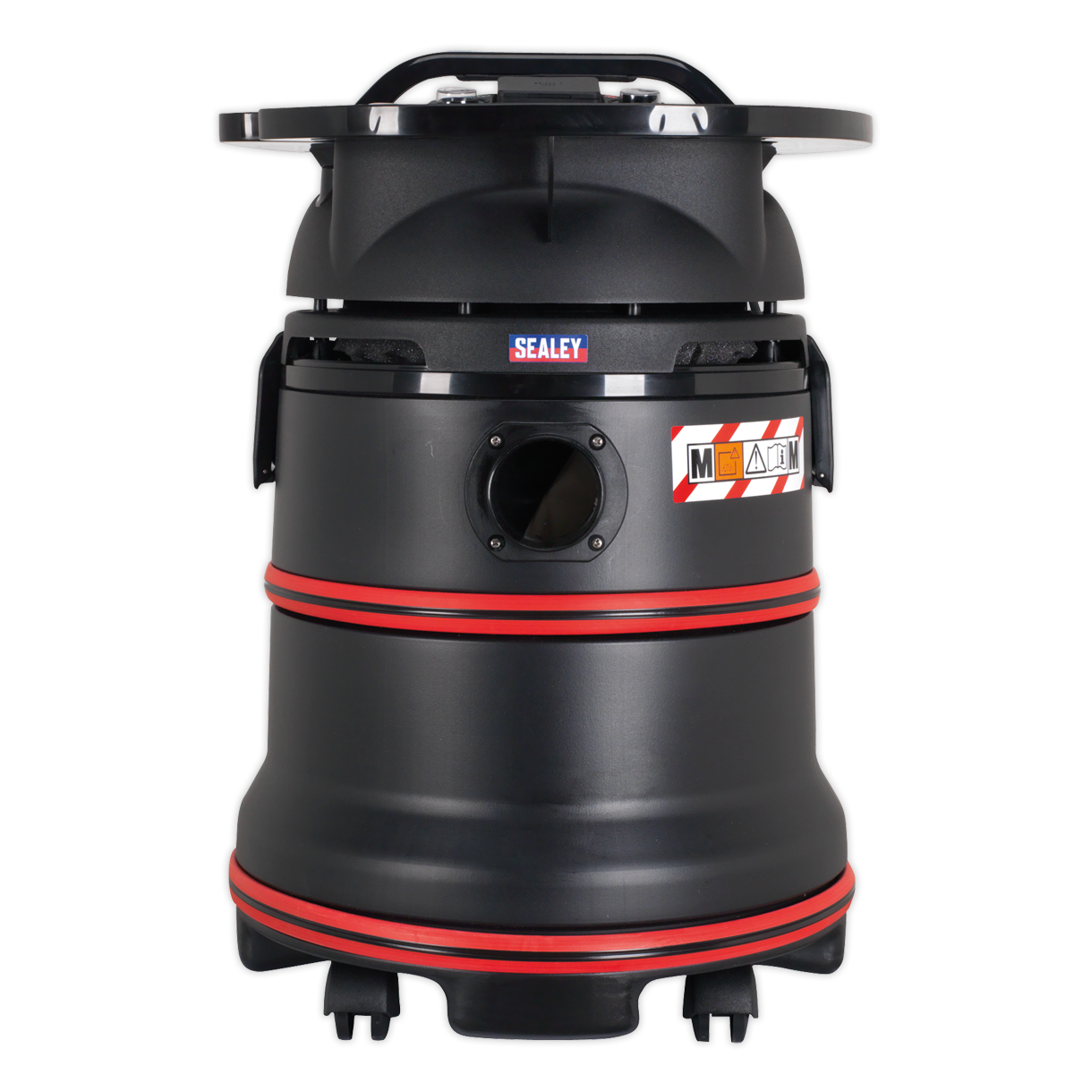 Vacuum Cleaner Industrial Wet/Dry 35L 1200W/230V Plastic Drum M Class Filtration Self-Clean Filter