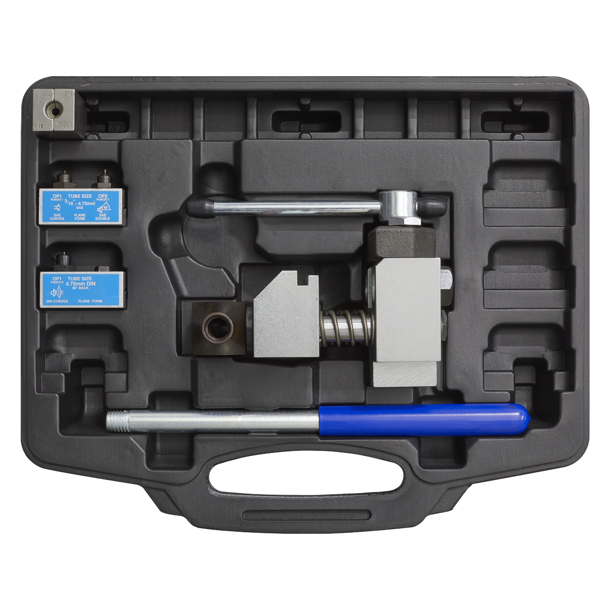 Brake Pipe Flaring Kit 3/16" SAE, 4.75mm DIN