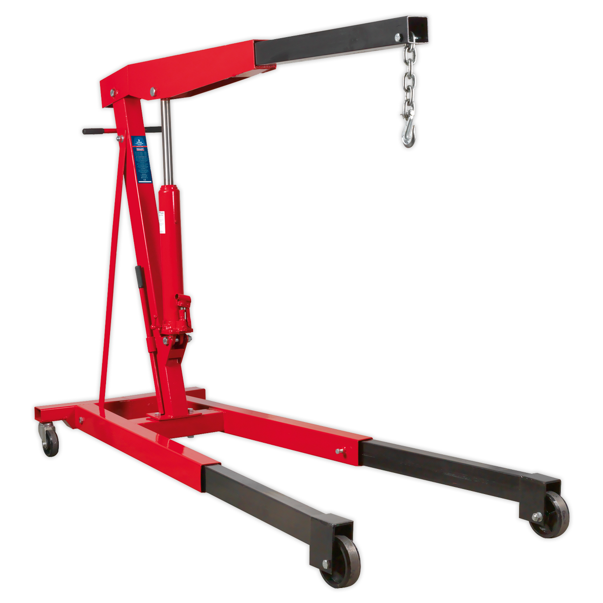 Fixed Frame Engine Crane with Extendable Legs 3 Tonne