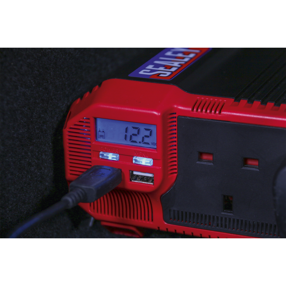 Power Inverter Modified Sine Wave 1100W 12V DC - 230V ~ 50Hz