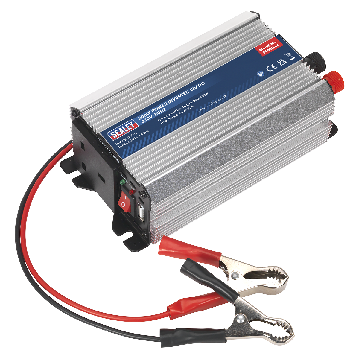 Power Inverter 300W 12V DC - 230V~50Hz