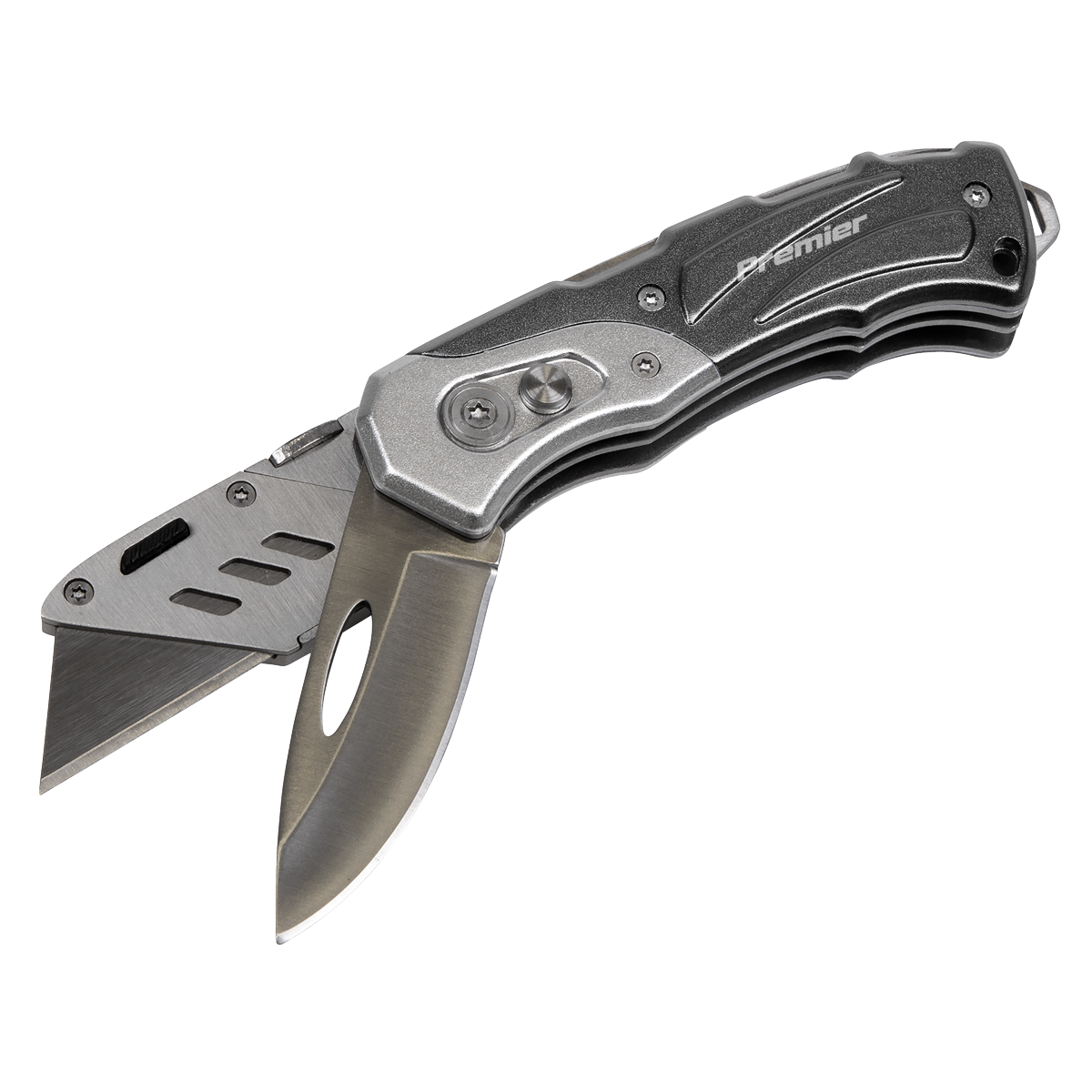 Pocket Knife Locking Twin-Blade