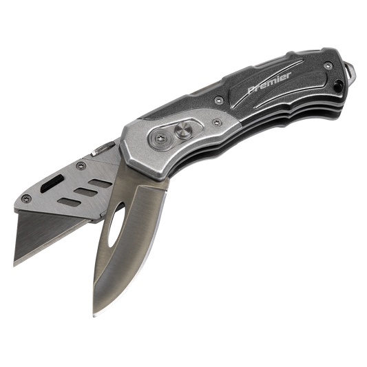 Pocket Knife Locking Twin-Blade