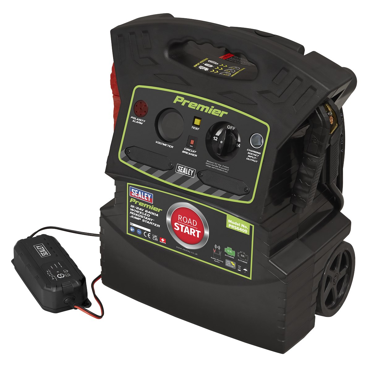 Premier 12/24V 6400A Wheeled RoadStart® Jump Starter