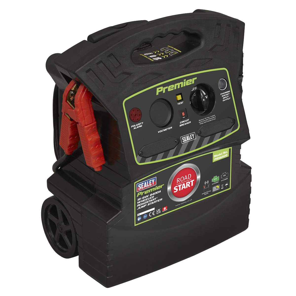 Premier 12/24V 6400A Wheeled RoadStart® Jump Starter