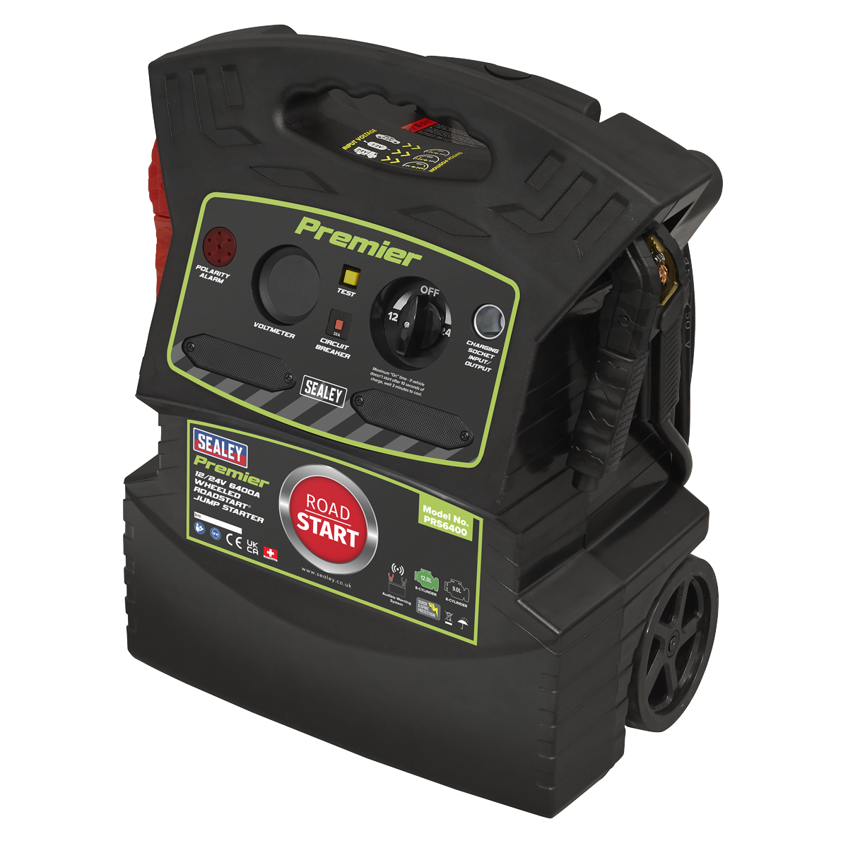 Premier 12/24V 6400A Wheeled RoadStart® Jump Starter