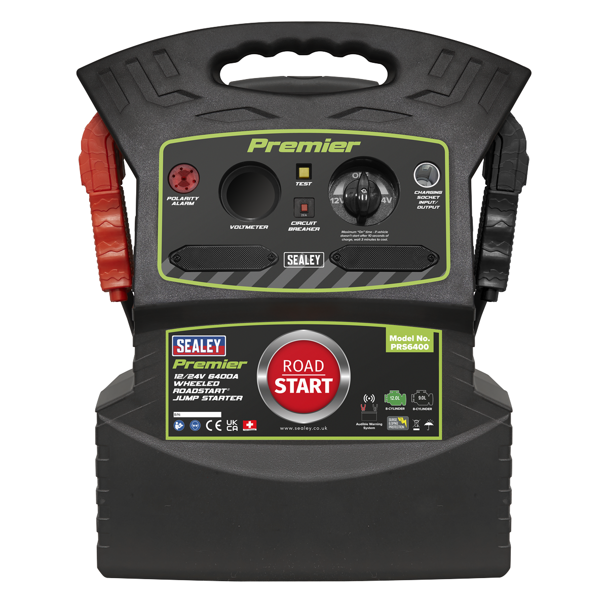 Premier 12/24V 6400A Wheeled RoadStart® Jump Starter