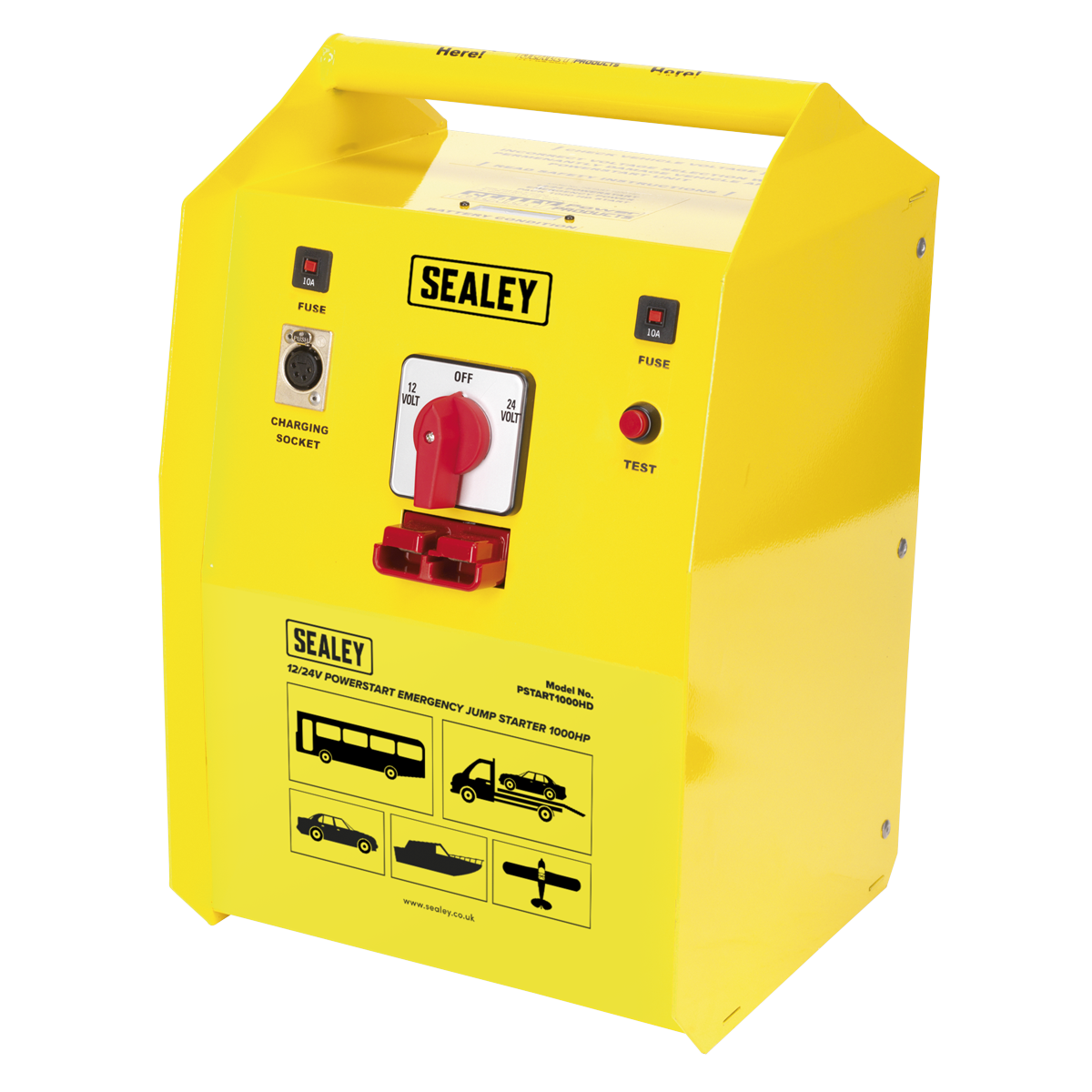 PowerStart Emergency Heavy-Duty Jump Starter 1000hp Start 12/24V