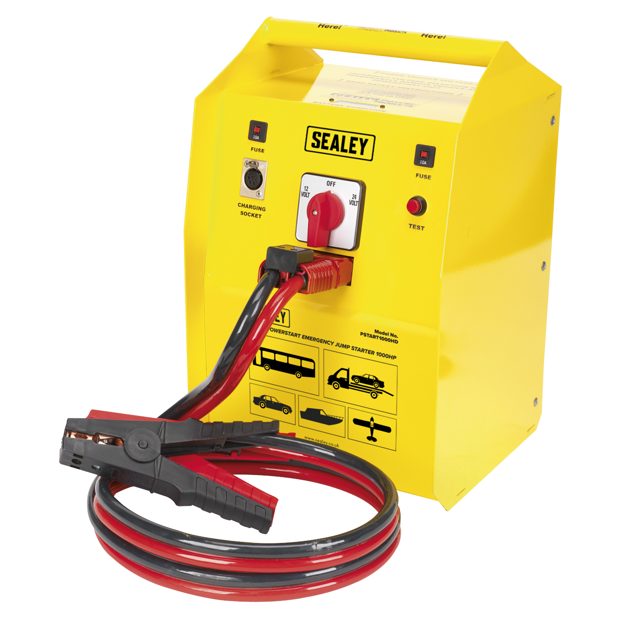 PowerStart Emergency Heavy-Duty Jump Starter 1000hp Start 12/24V