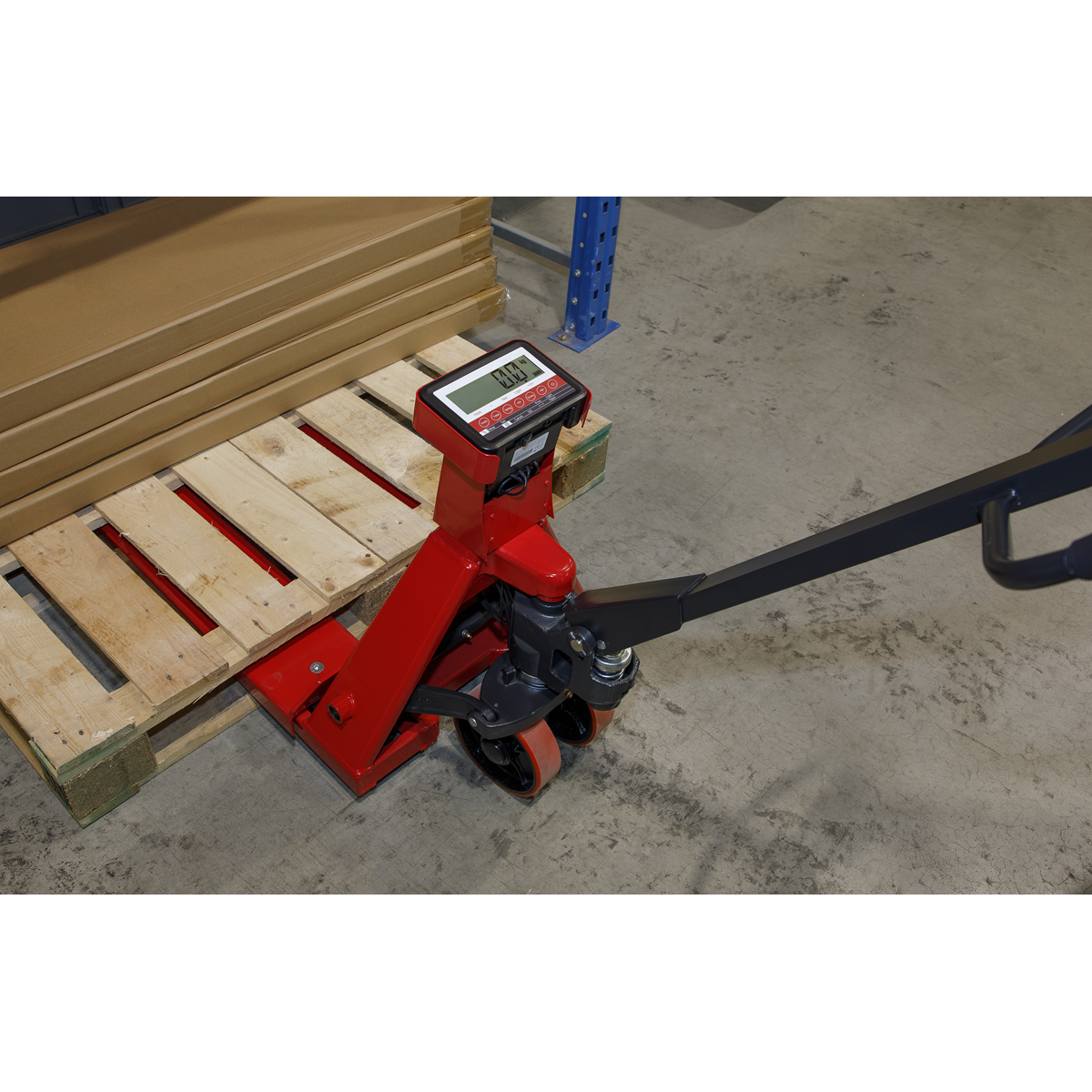 Pallet Truck with Scales - 2000kg Capacity 1150 x 555mm