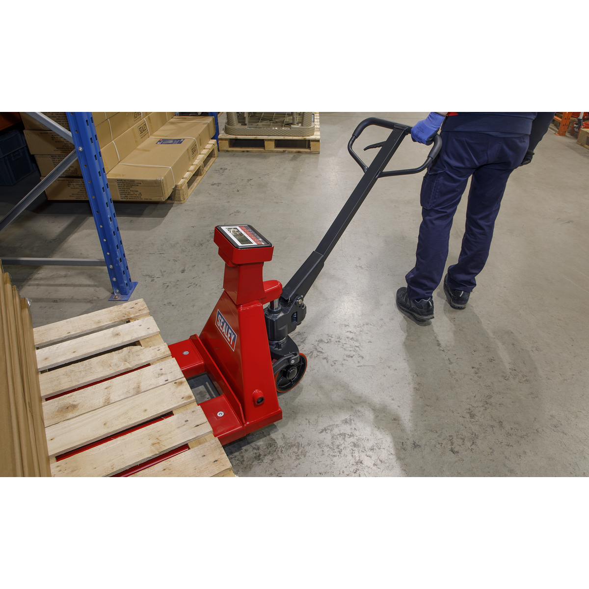 Pallet Truck with Scales - 2000kg Capacity 1150 x 555mm