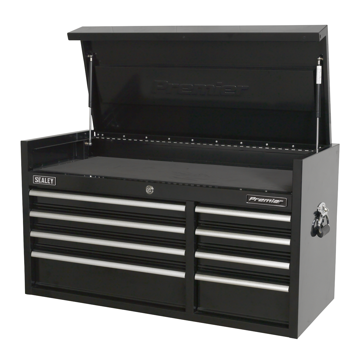 Topchest 8 Drawer 1040mm Heavy-Duty Black