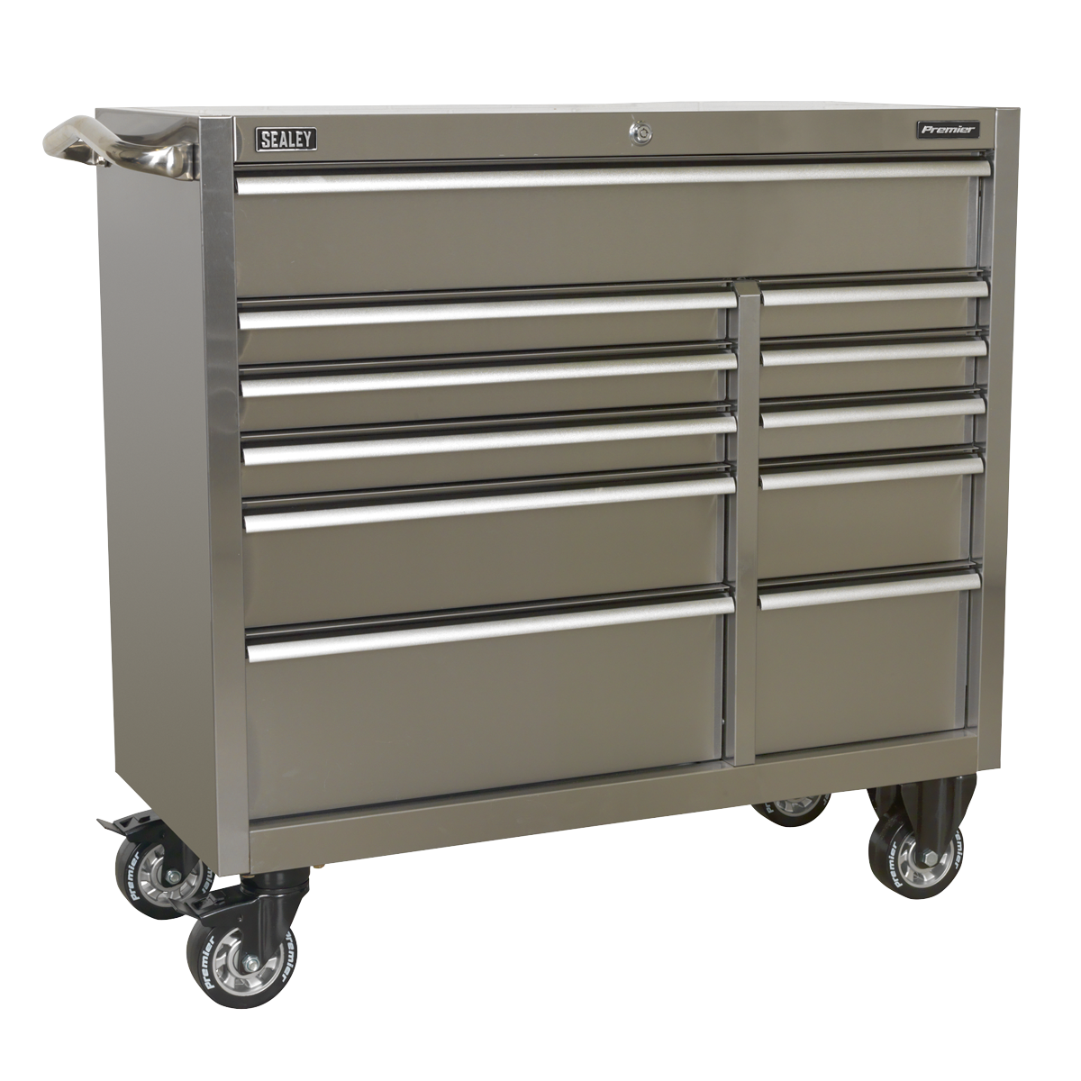 Rollcab 11 Drawer 1055mm Stainless Steel Heavy-Duty