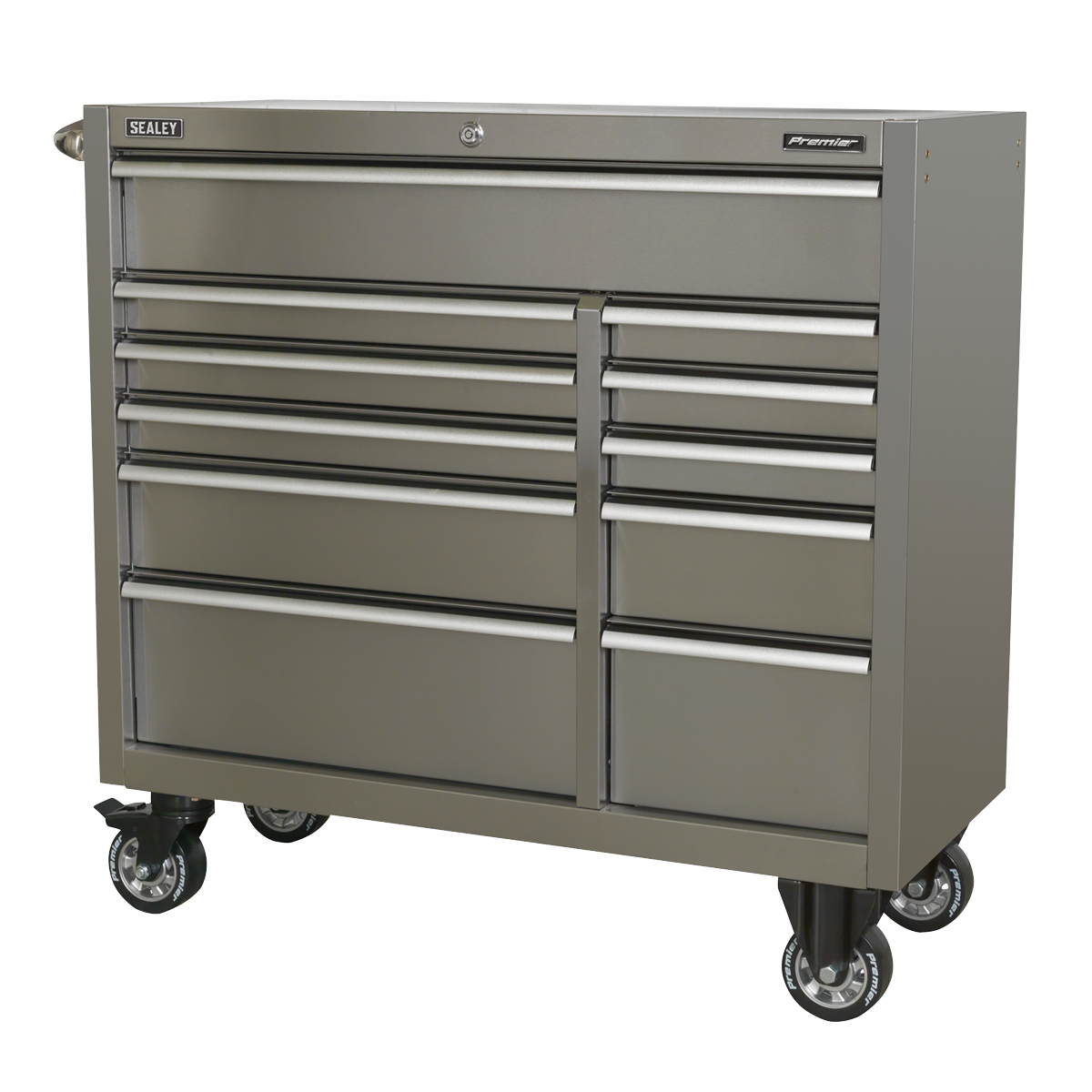 Rollcab 11 Drawer 1055mm Stainless Steel Heavy-Duty