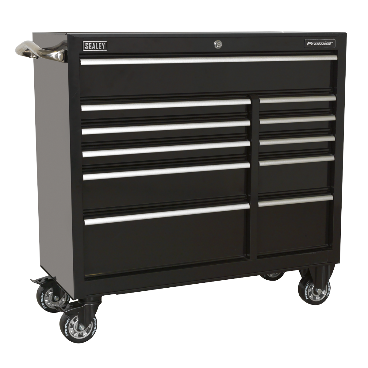 Rollcab 11 Drawer 1055mm Heavy-Duty Black