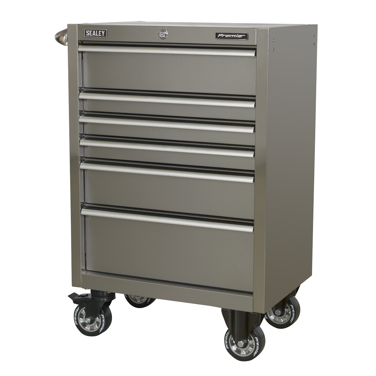 Rollcab 6 Drawer 675mm Stainless Steel Heavy-Duty