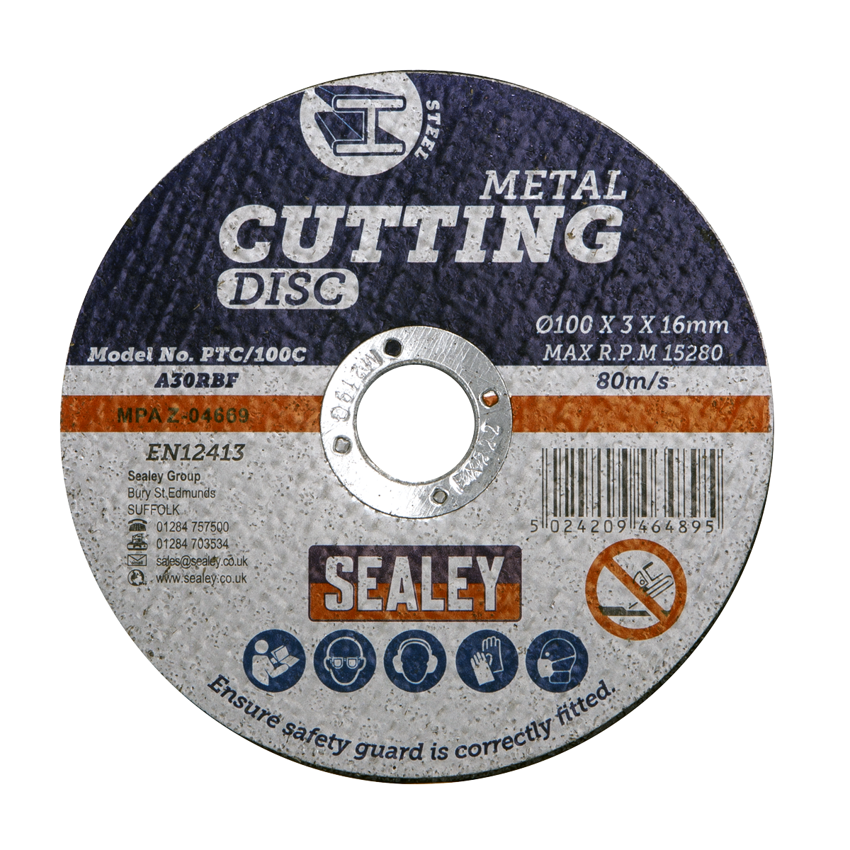 Cutting Disc Pack of 50 Ø100 x 3mm Ø16mm Bore