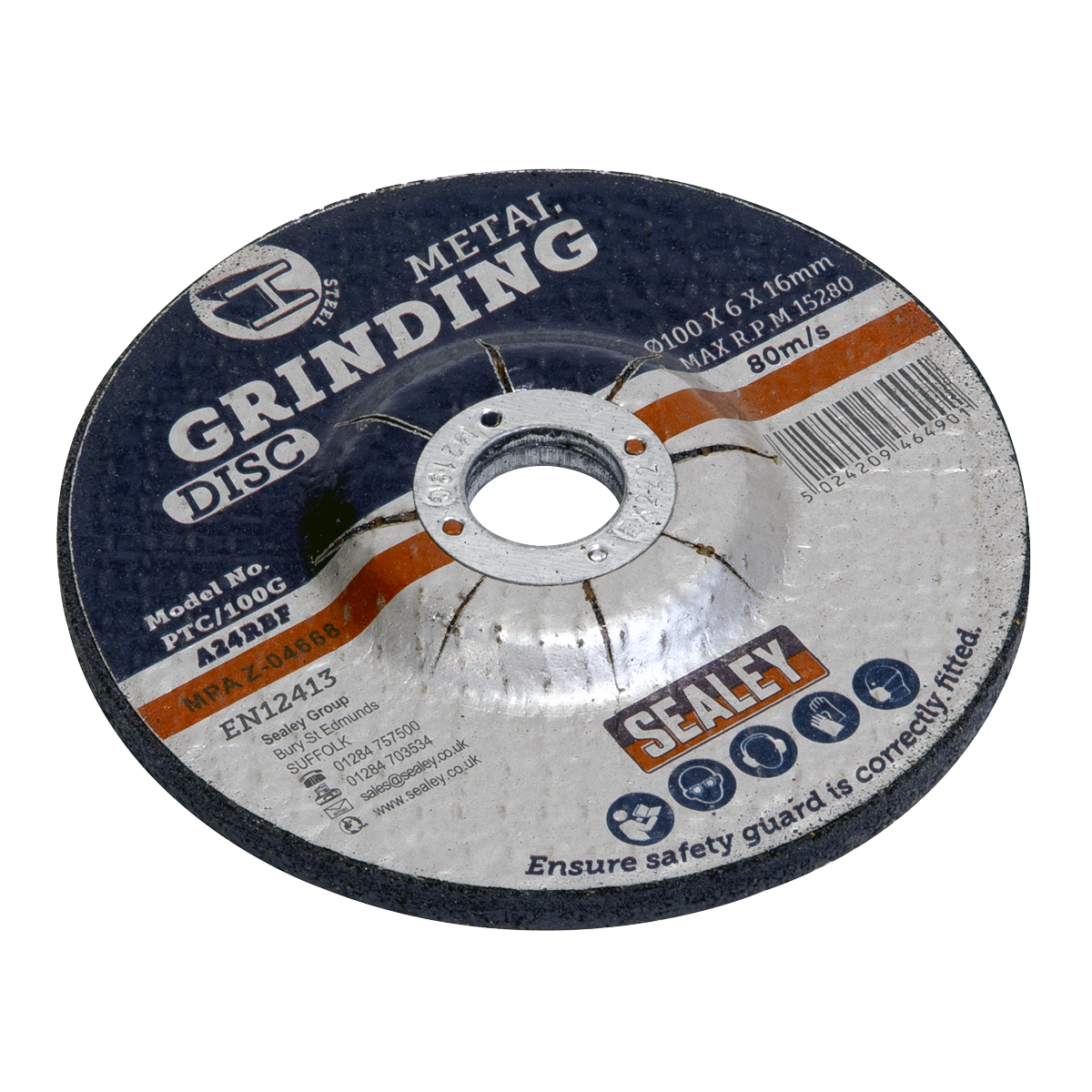 Grinding Disc Ø100 x 6mm Ø16mm Bore