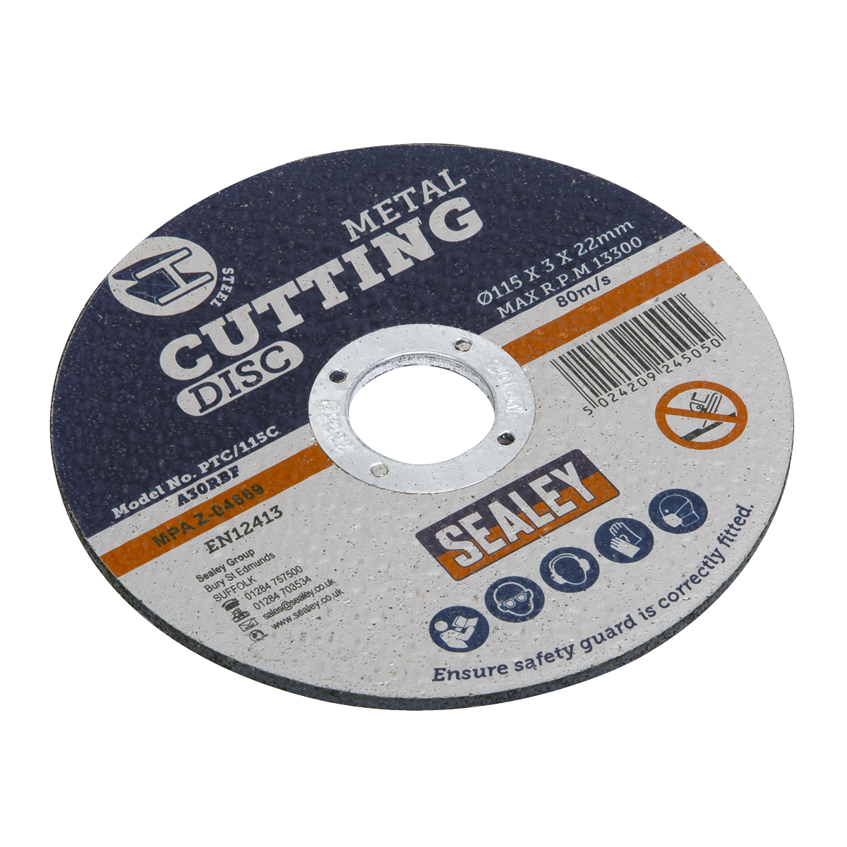 Cutting Disc Pack of 50 Ø115 x 3mm Ø22mm Bore