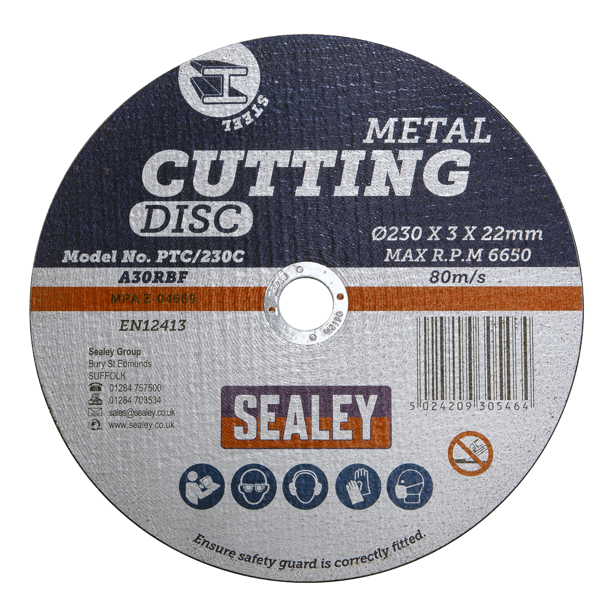 Cutting Disc Ø230 x 3mm 22mm Bore