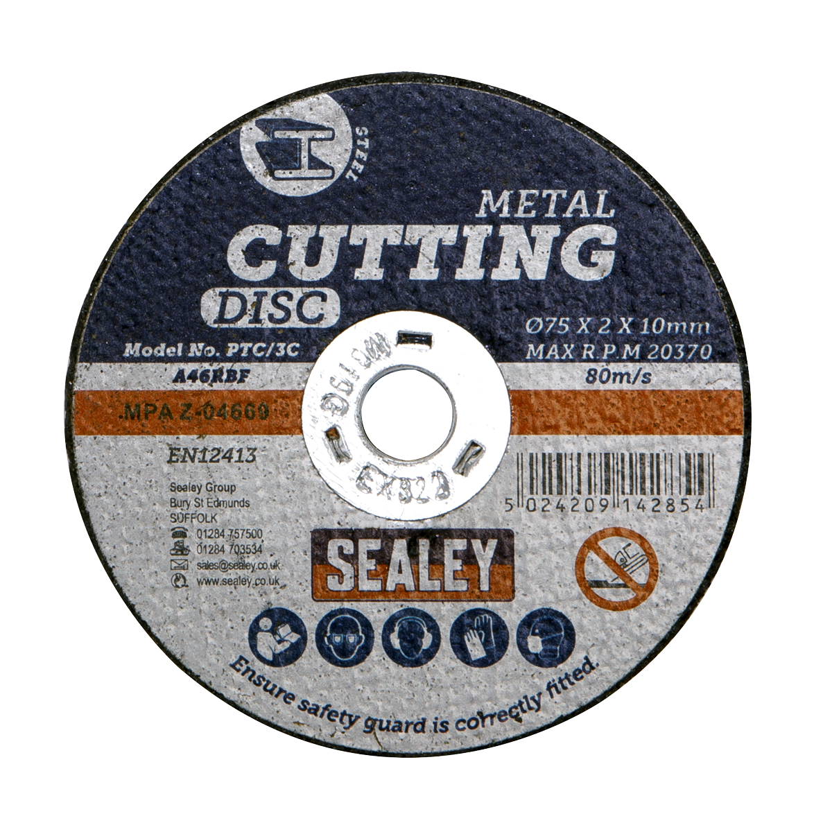 Cutting Disc Ø75 x 2mm Ø10mm Bore Pack of 5