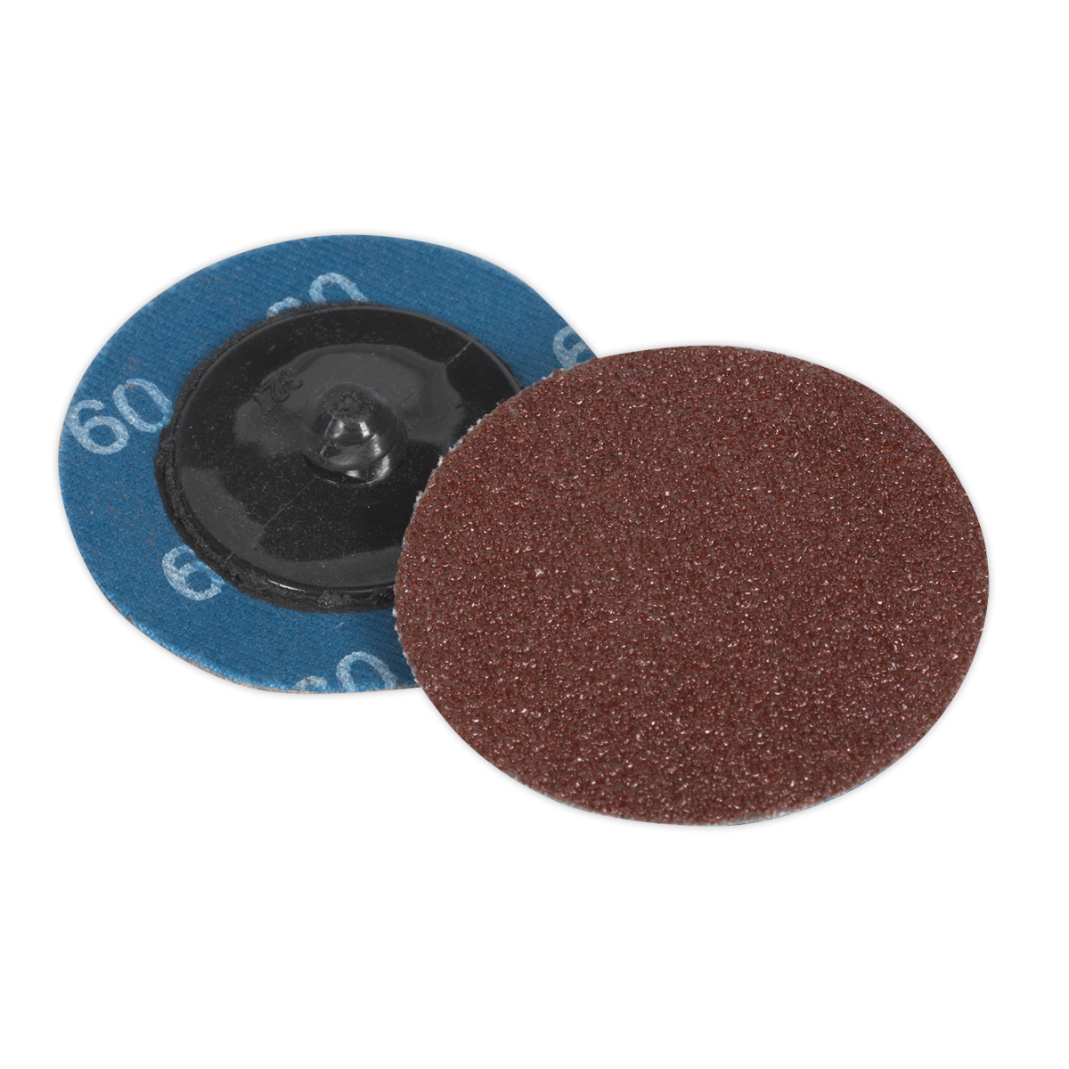 Quick-Change Sanding Disc Ø50mm 60Grit Pack of 10