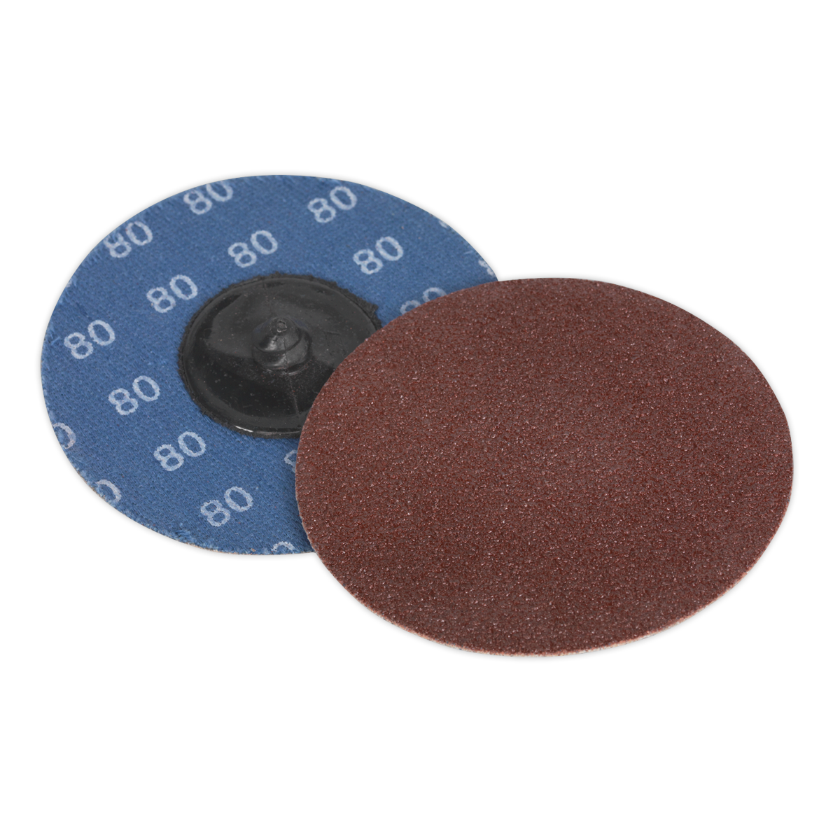 Quick-Change Sanding Disc Ø75mm 80Grit Pack of 10