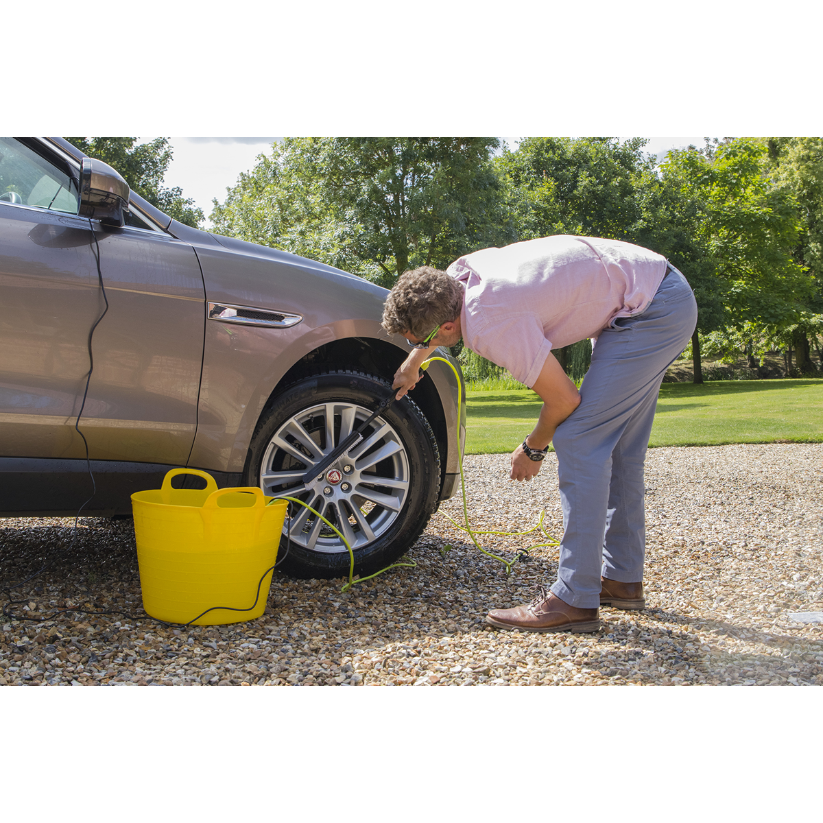 Pressure Washer Submersible Pump 12V in Storage Case