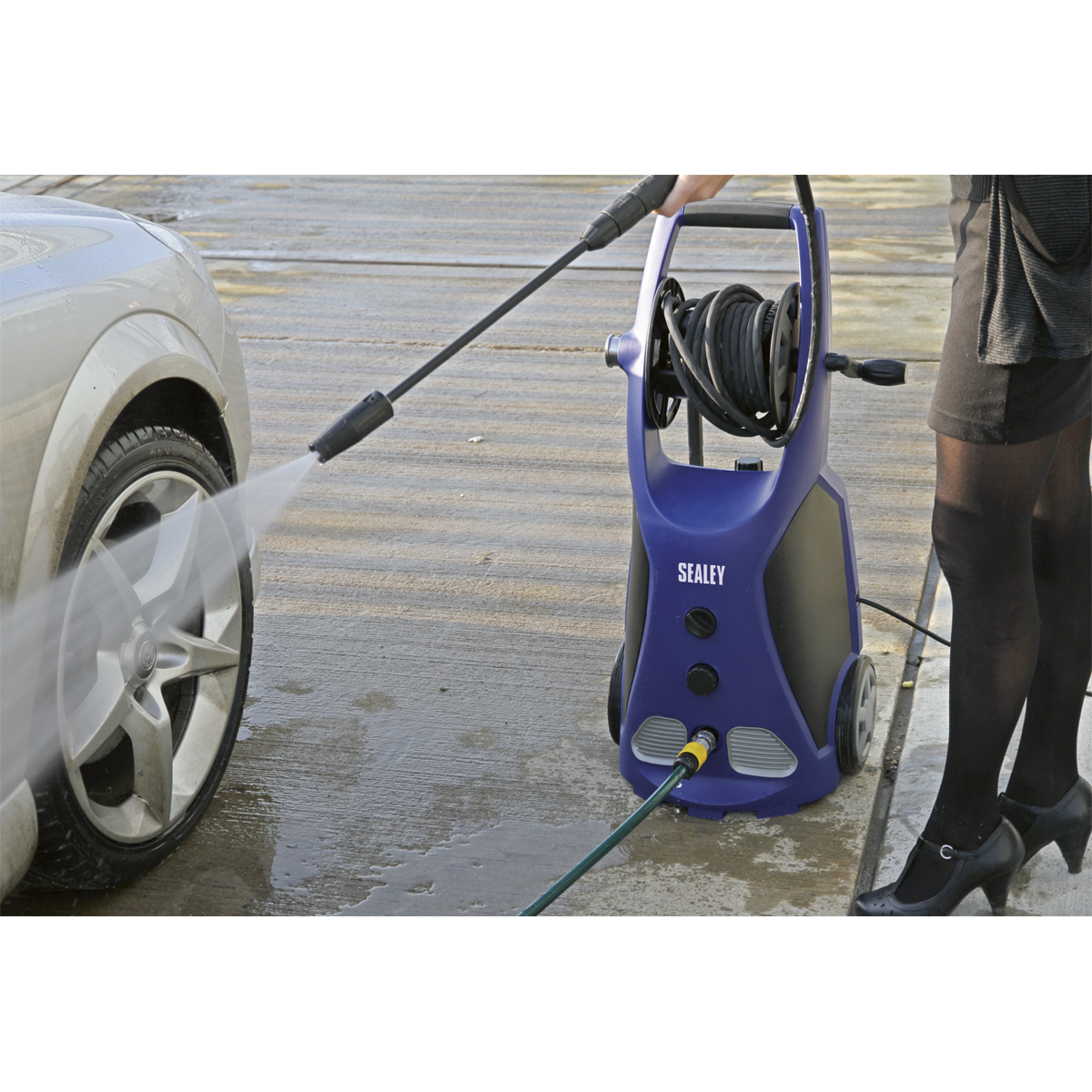 Professional Pressure Washer 140bar with TSS & Rotablast® Nozzle 230V