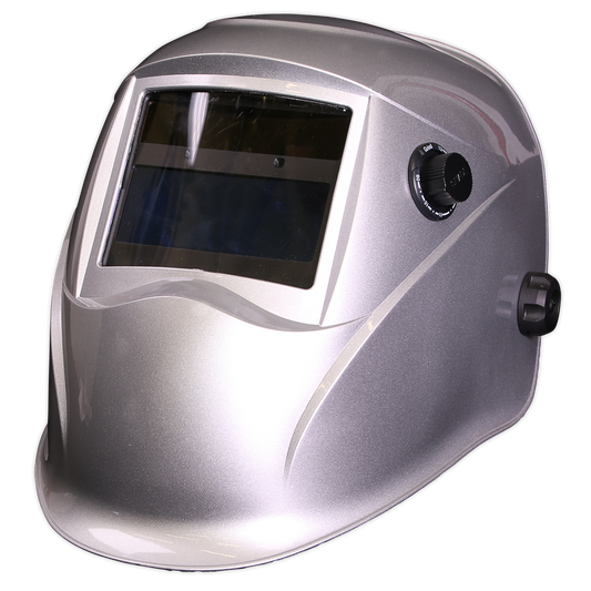 Welding Helmet Auto Darkening - Shade 9-13 - Silver