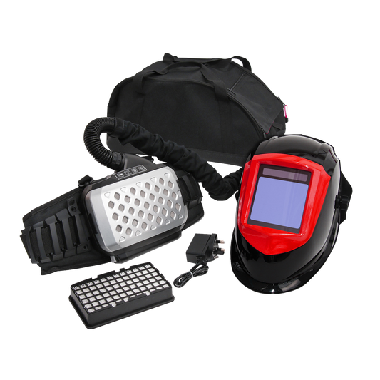 Welding Helmet with TH3 Powered Air Purifying Respirator (PAPR) Auto Darkening