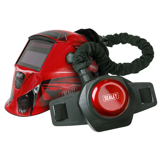 Welding Helmet with TH2 Powered Air Purifying Respirator (PAPR) Auto Darkening