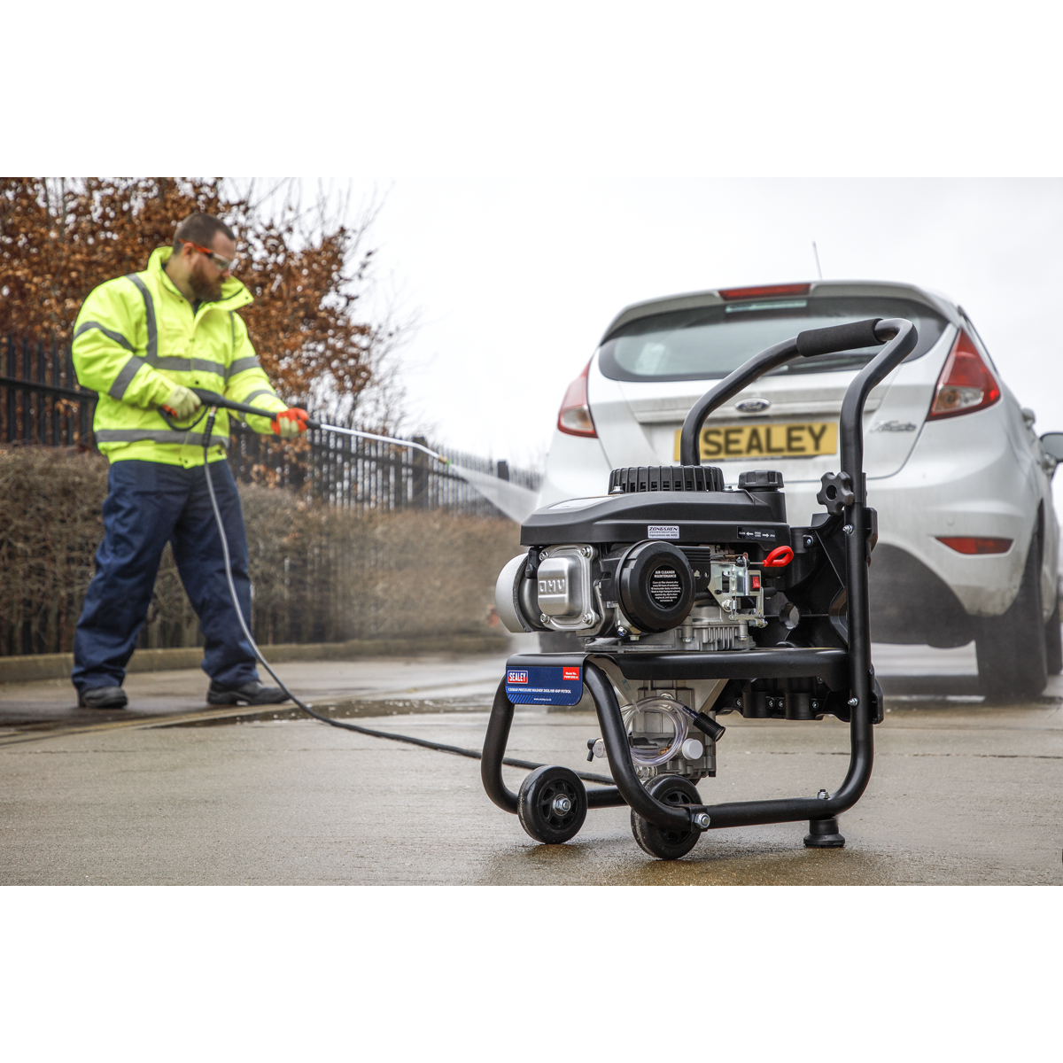 Pressure Washer 150bar 360L/hr 4hp Petrol