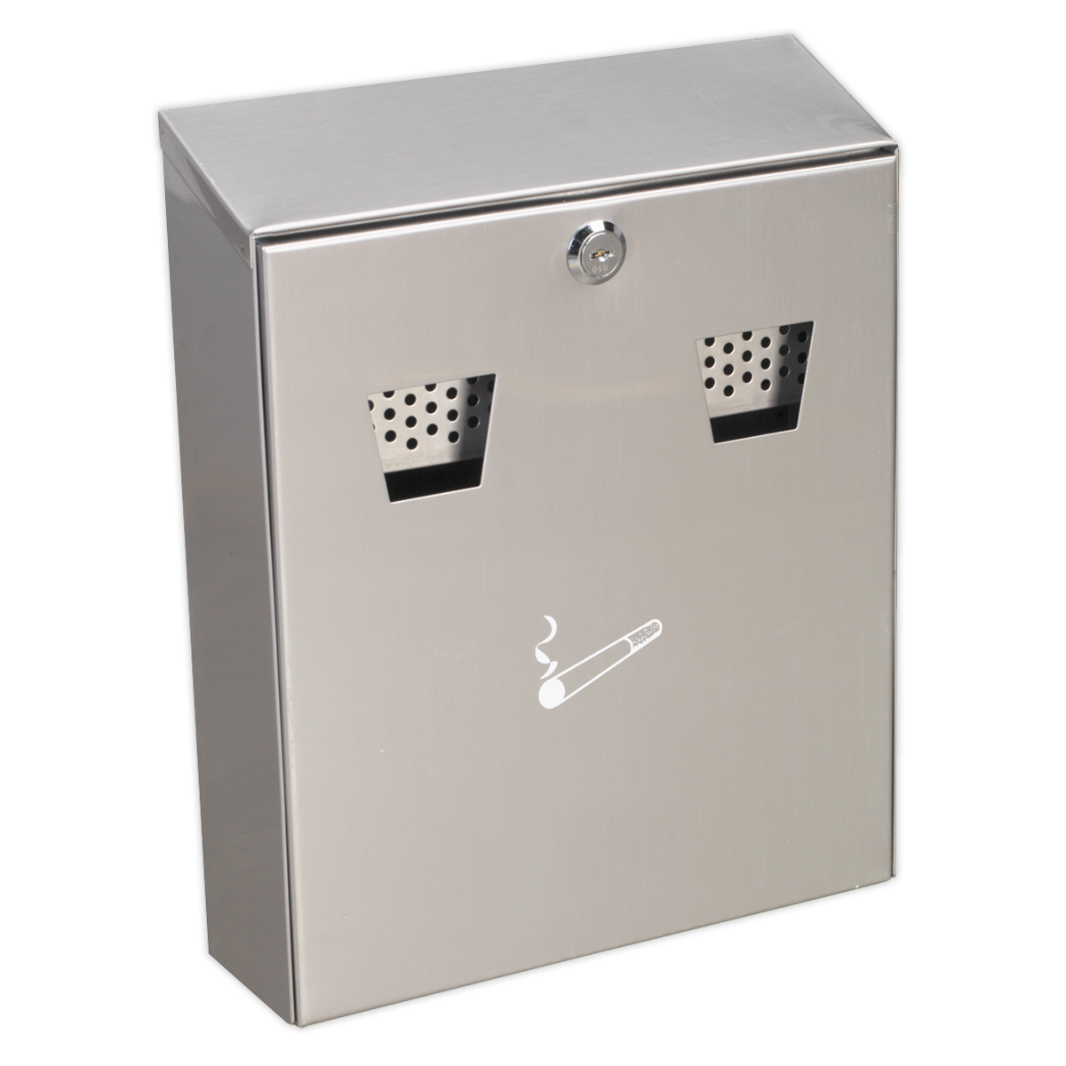 Cigarette Bin Wall-Mounting Stainless Steel