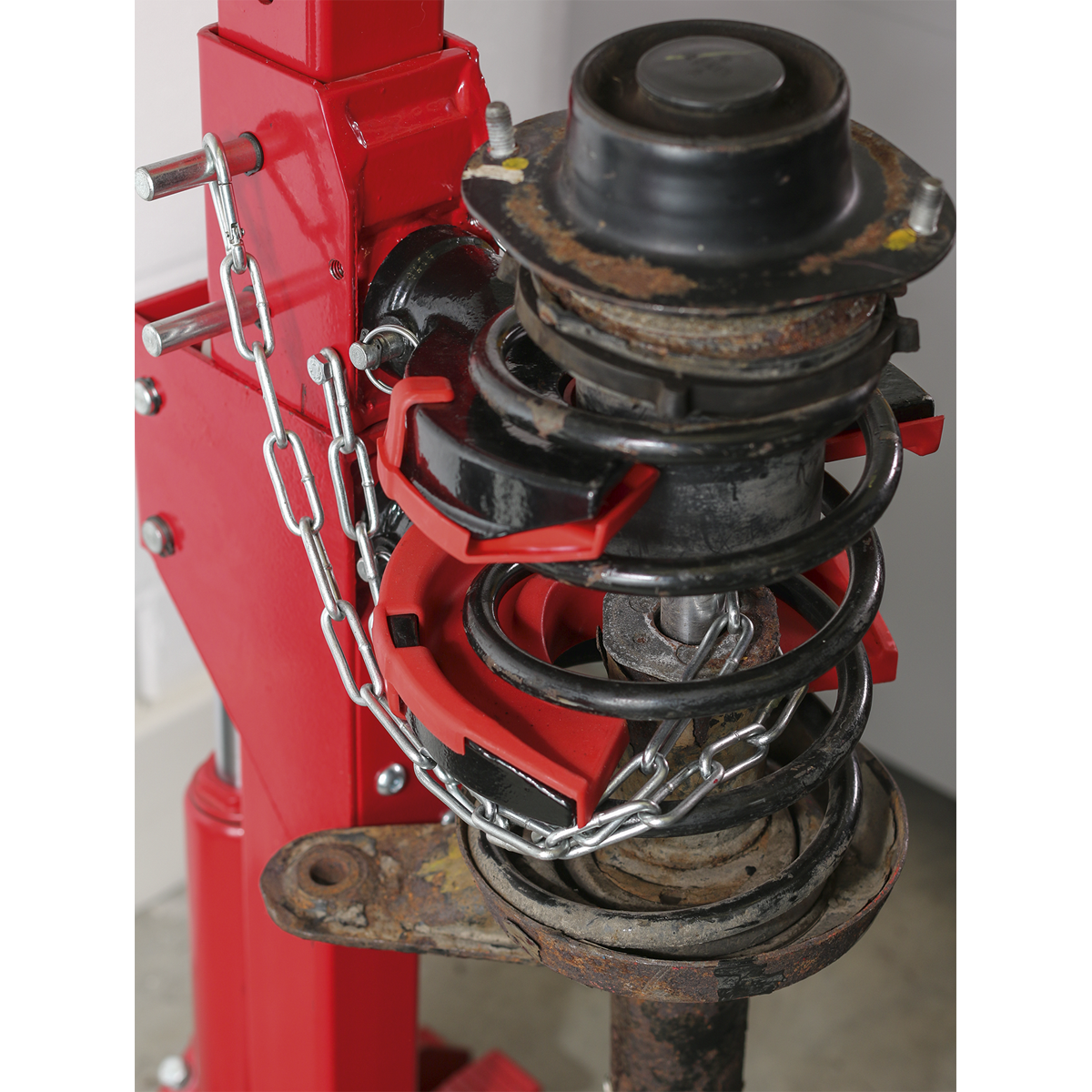 Coil Spring Compressing Station with Gauge Hydraulic 2000kg Capacity