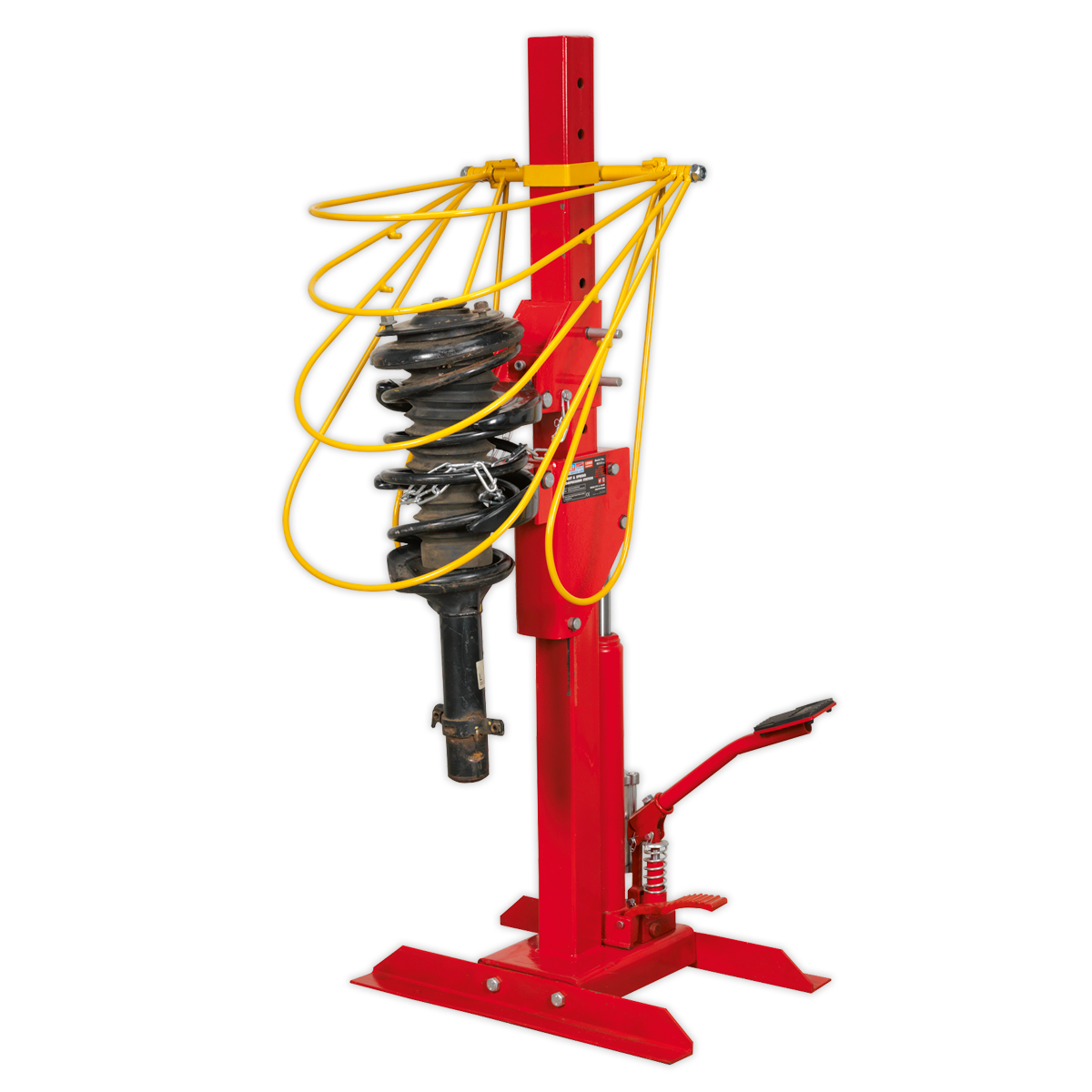 Coil Spring Compressor Restraint System