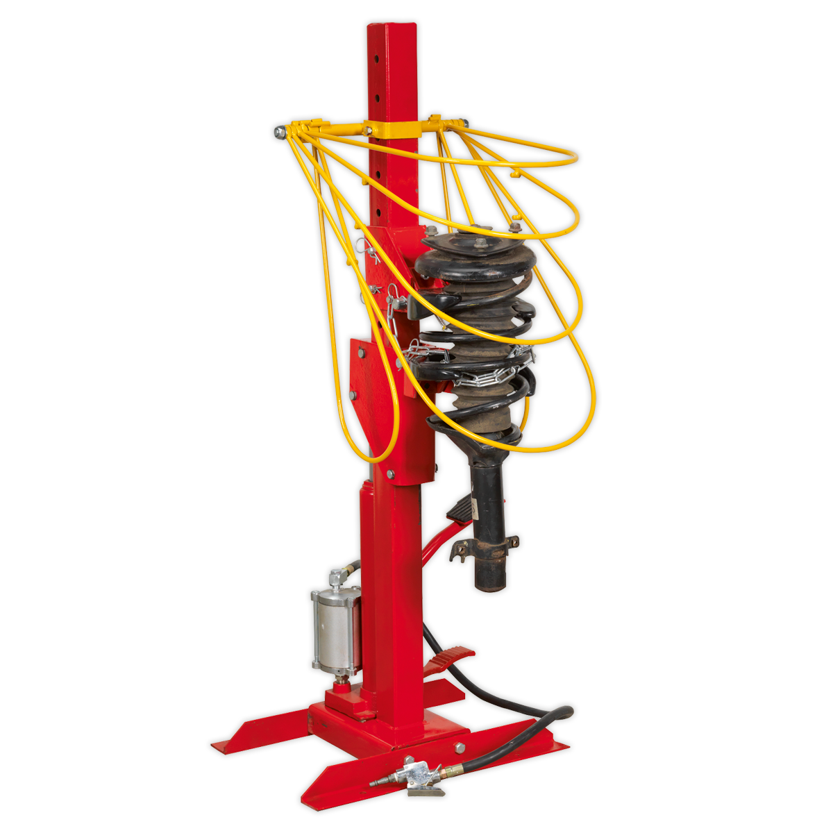 Coil Spring Compressor Restraint System