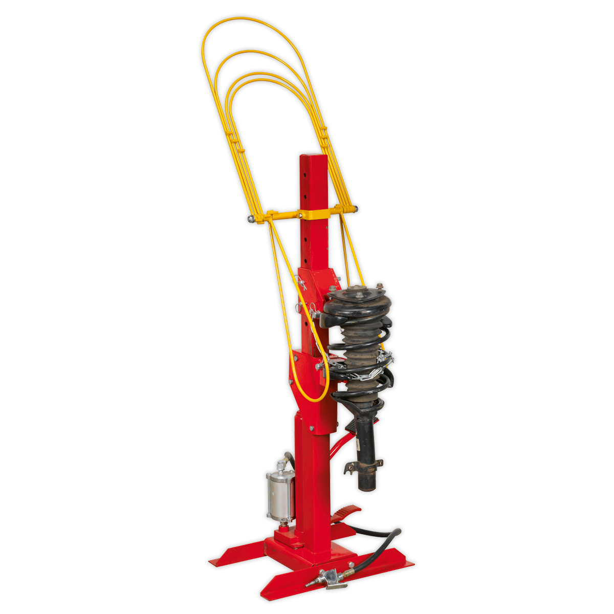 Coil Spring Compressor Restraint System