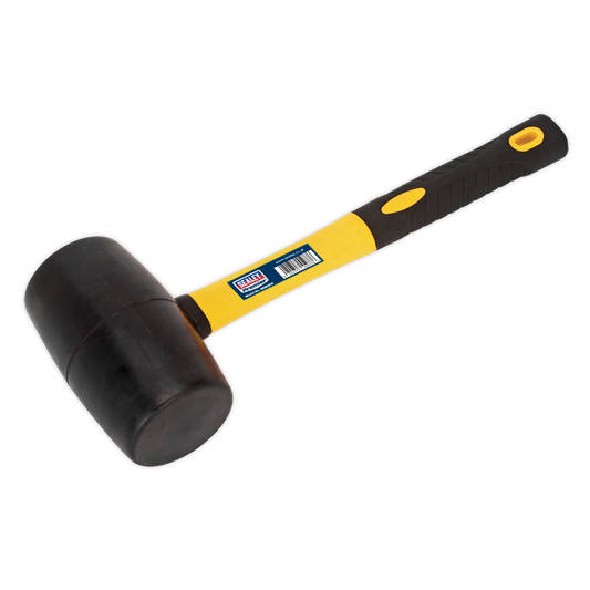 Rubber Mallet 2lb with Fibreglass Shaft