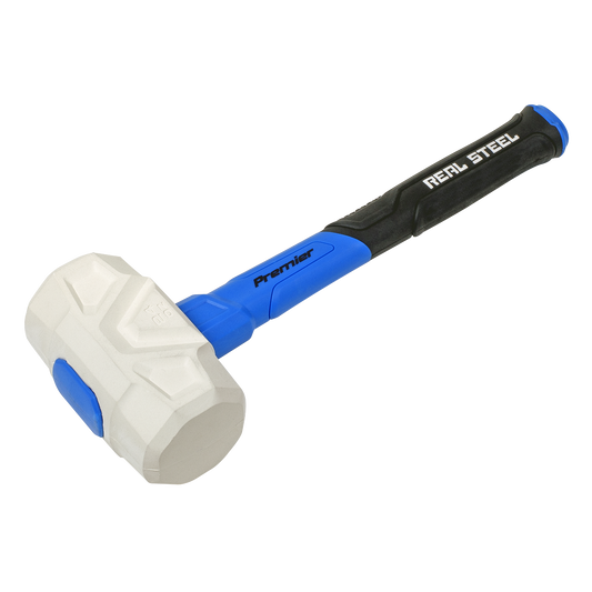 Rubber Mallet with Fibreglass Shaft 24oz