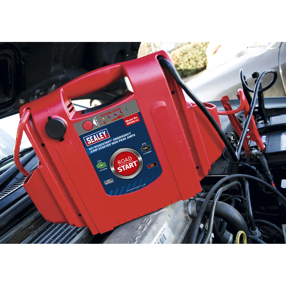 RoadStart® Emergency Jump Starter 12V 1600 Peak Amps