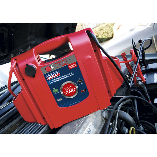 RoadStart® Emergency Jump Starter 12V 1600 Peak Amps