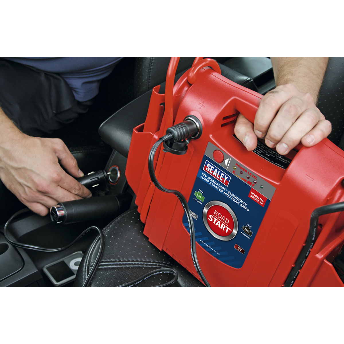 RoadStart® Emergency Jump Starter 12V 1600 Peak Amps