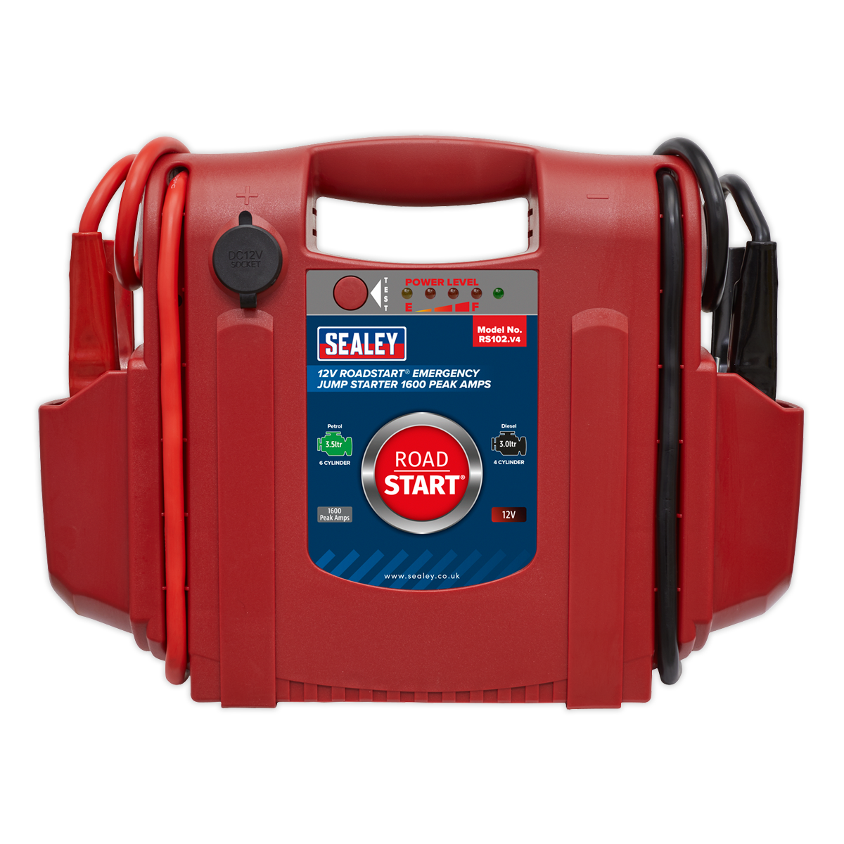 RoadStart® Emergency Jump Starter 12V 1600 Peak Amps