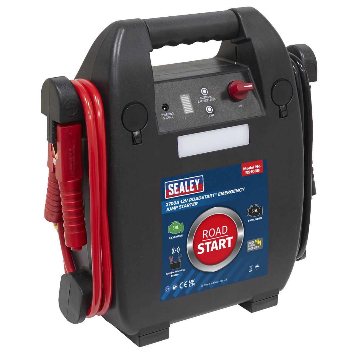 RoadStart® Emergency Jump Starter 12V 5L 8-Cylinder