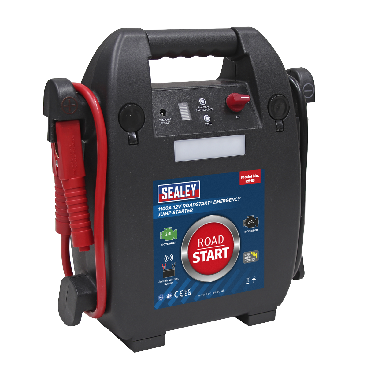 RoadStart® Emergency Jump Starter 12V 2L 4-Cylinder