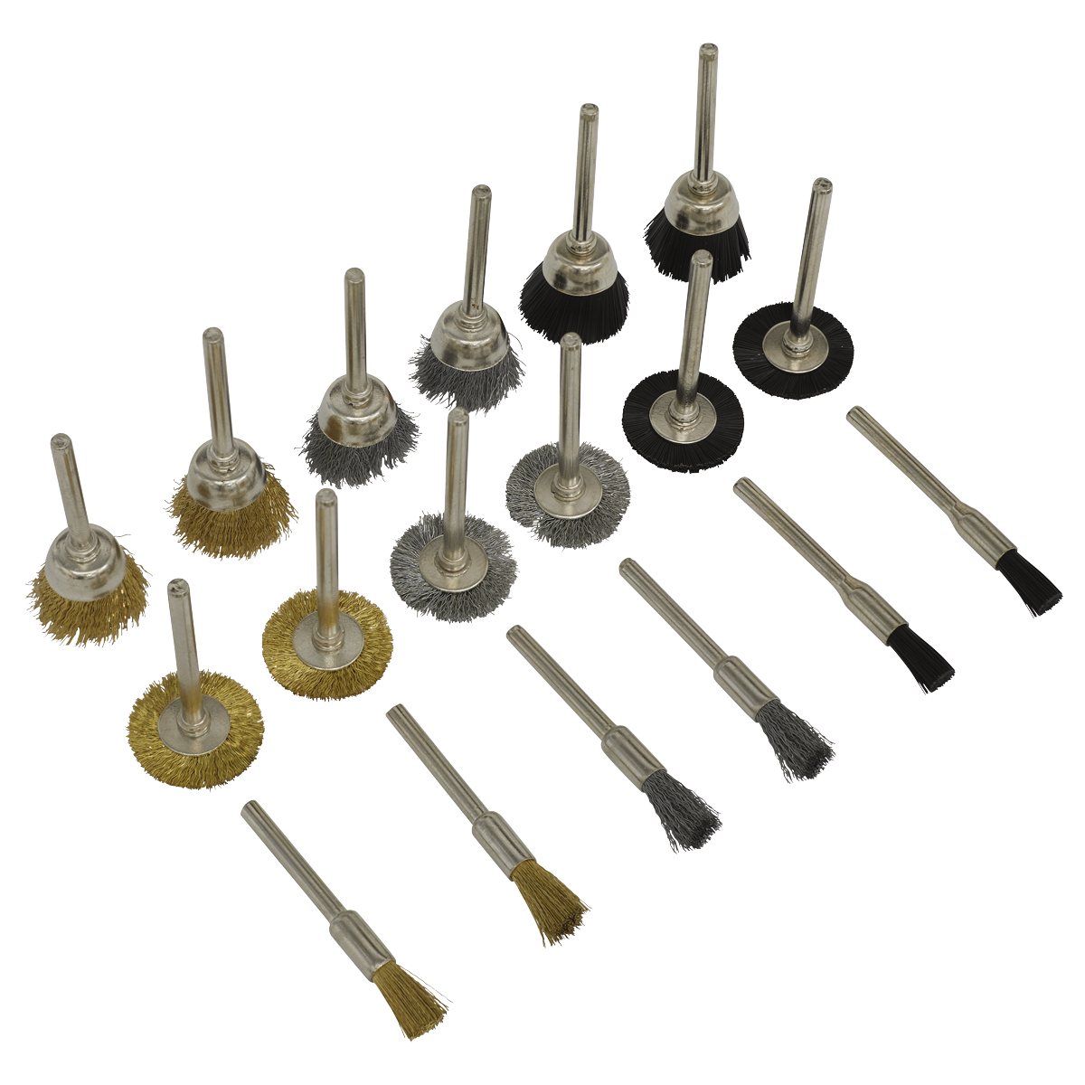 Rotary Tool Brush Set 18pc